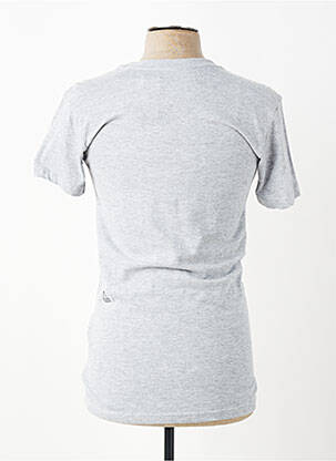 Tricou țesătură melanj mâneci scurte gri ELEVEN PARIS bărbat