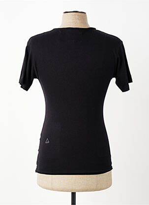 Tricou croială cambrată mâneci scurte negru ELEVEN PARIS bărbat