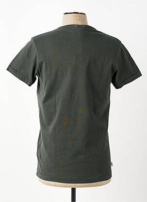 Tricou croială cambrată mâneci scurte verde FRANKLIN MARSHALL bărbat