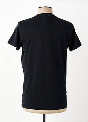 Tricou croială cambrată mâneci scurte negru FRANKLIN MARSHALL bărbat