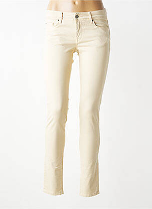 Pantalon slim talie joasă talie joasă bej SALSA femeie