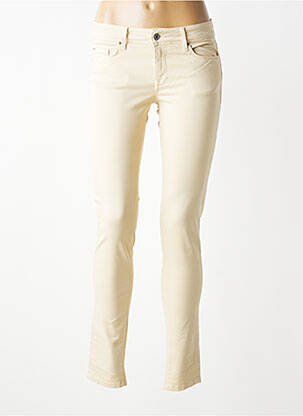Pantalon slim talie joasă talie joasă bej SALSA femeie