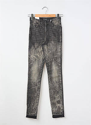 Blugi skinny talie înaltă talie înaltă gri GUESS femeie