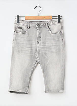 Bermudă țesătură denim gri KAPORAL băiat
