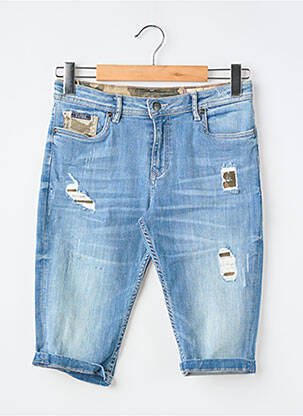Bermudă țesătură denim albastru KAPORAL băiat