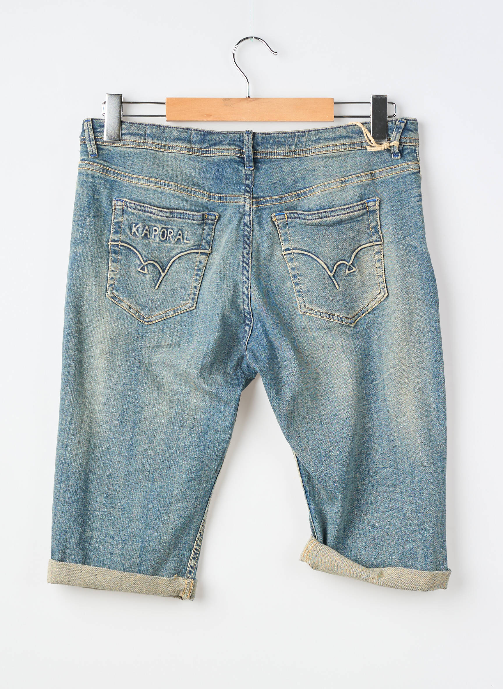 Bermudă țesătură denim albastru KAPORAL băiat