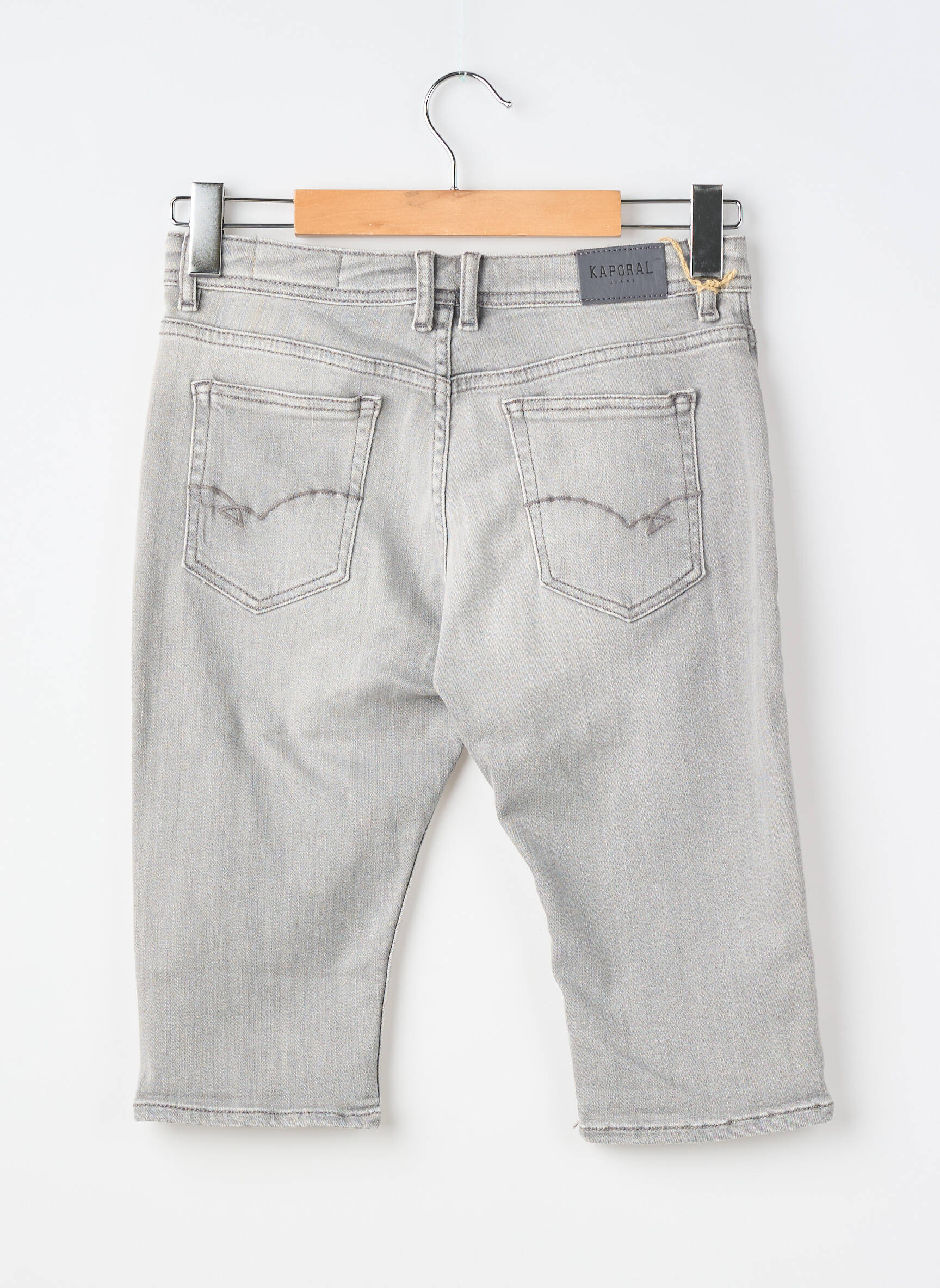 Bermudă țesătură denim gri KAPORAL băiat