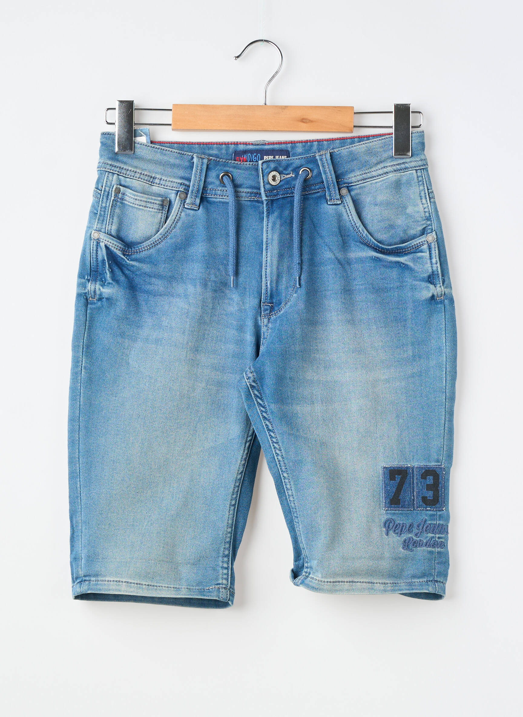 Bermudă țesătură denim albastru PEPE JEANS băiat