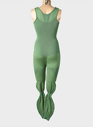 Salopetă-pantalon fără mâneci fără mâneci verde LES POULETTES FITNESS femeie