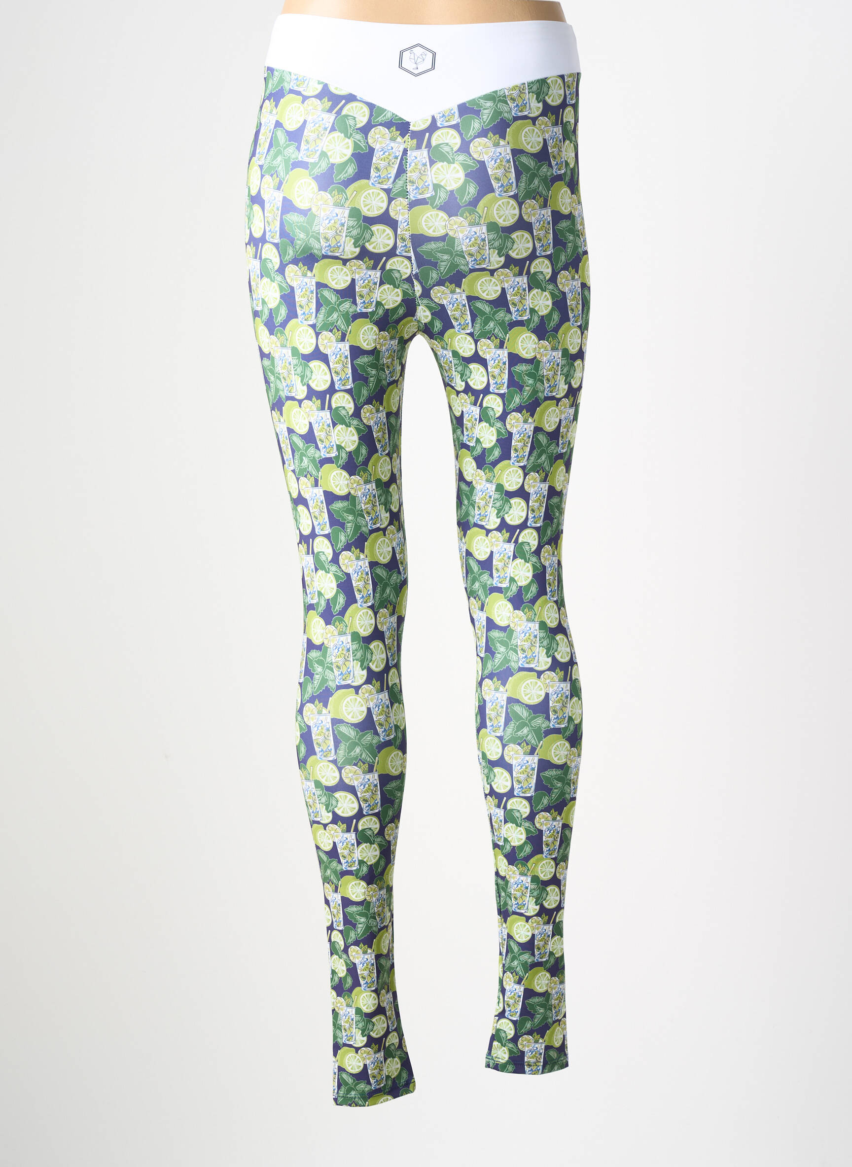 Colant reciclat mărime normală verde LES POULETTES FITNESS femeie