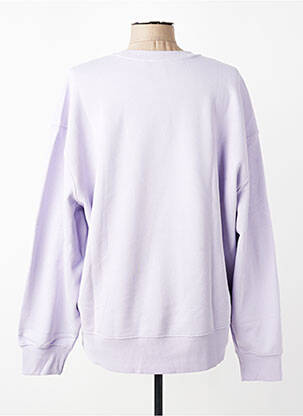 Hanorac serigrafie flockată mâneci lungi violet LES POULETTES FITNESS femeie