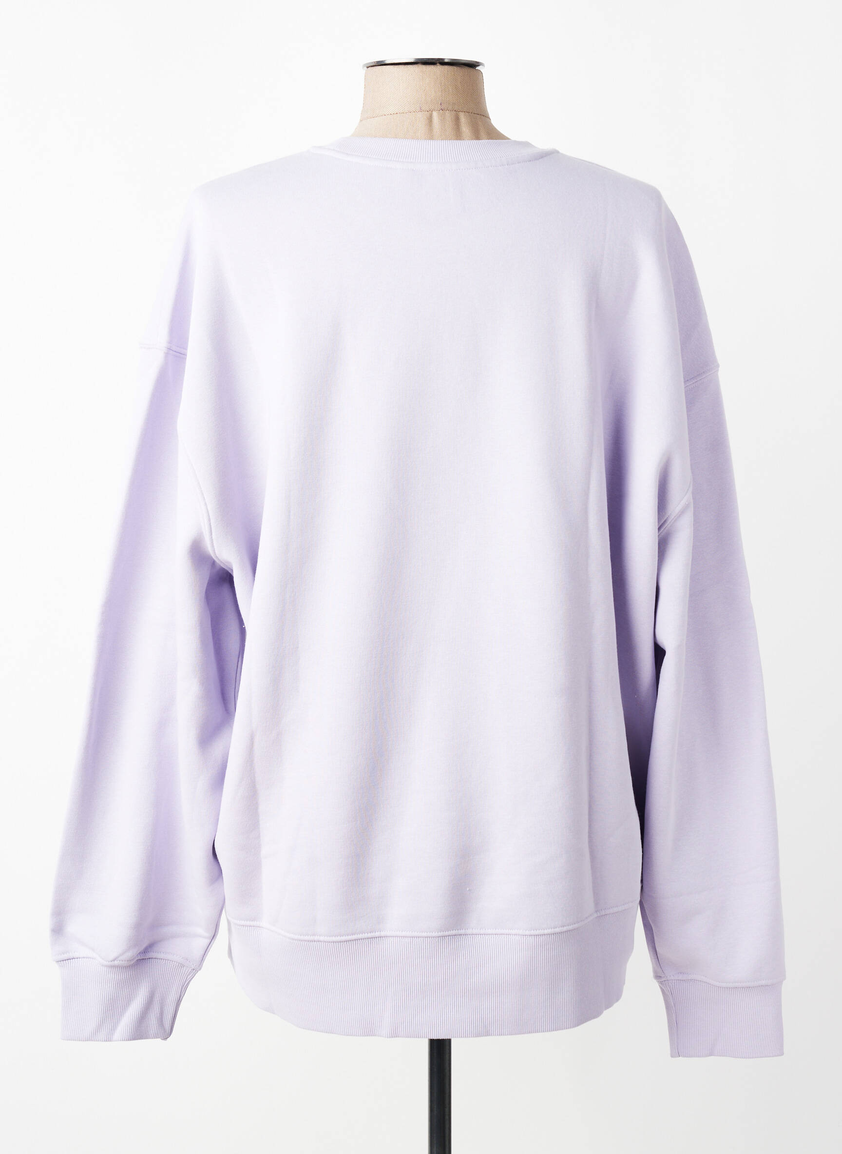 Hanorac serigrafie flockată mâneci lungi violet LES POULETTES FITNESS femeie