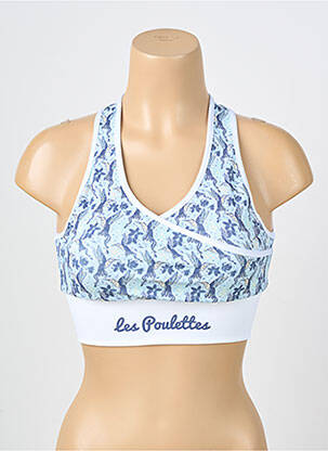 Sutien sutiene albastru LES POULETTES FITNESS femeie