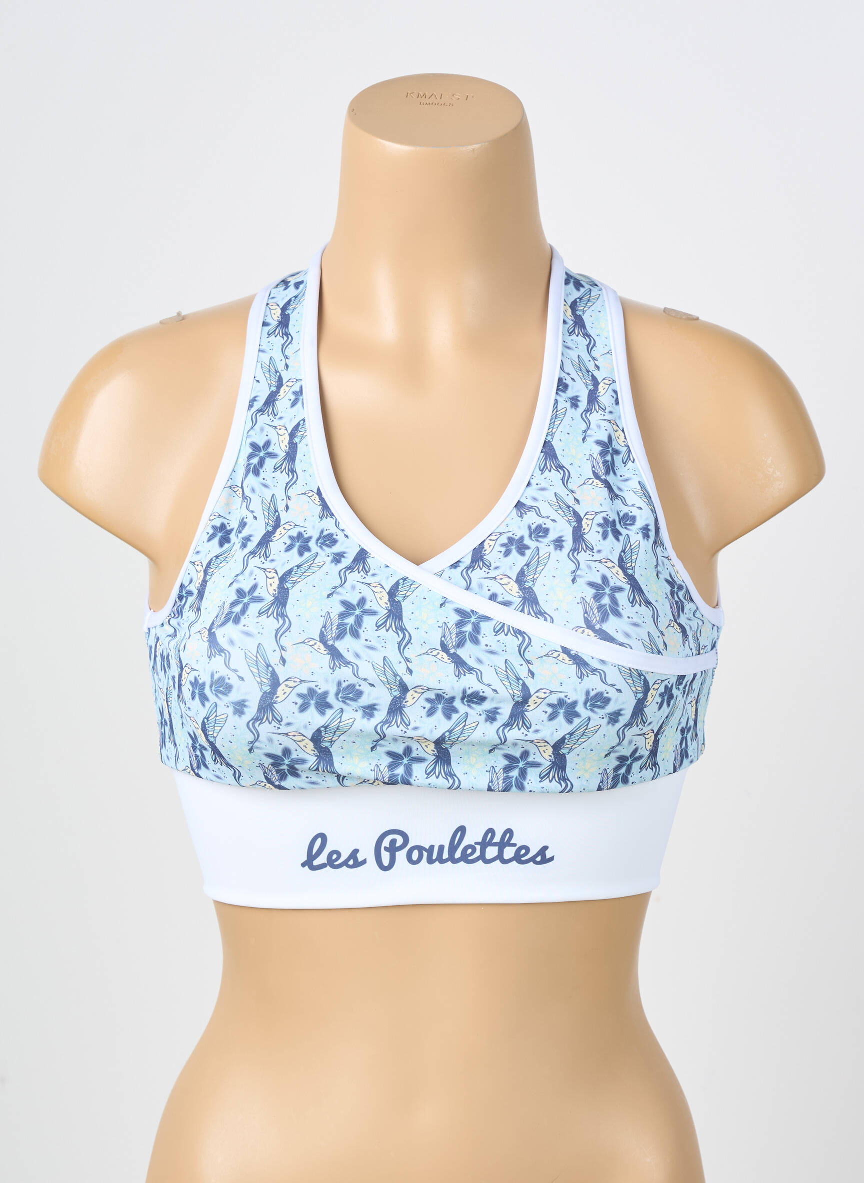 Sutien sutiene albastru LES POULETTES FITNESS femeie
