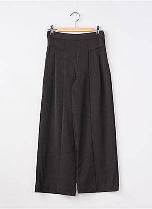Pantalon larg țesătură poplin negru MAYORAL fată