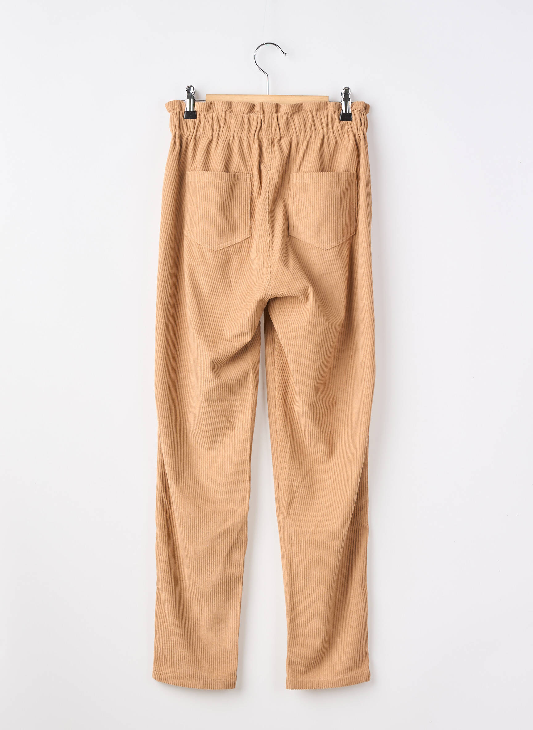 Pantalon slim elasticitate talie elastică maro MOLLY BRACKEN fată