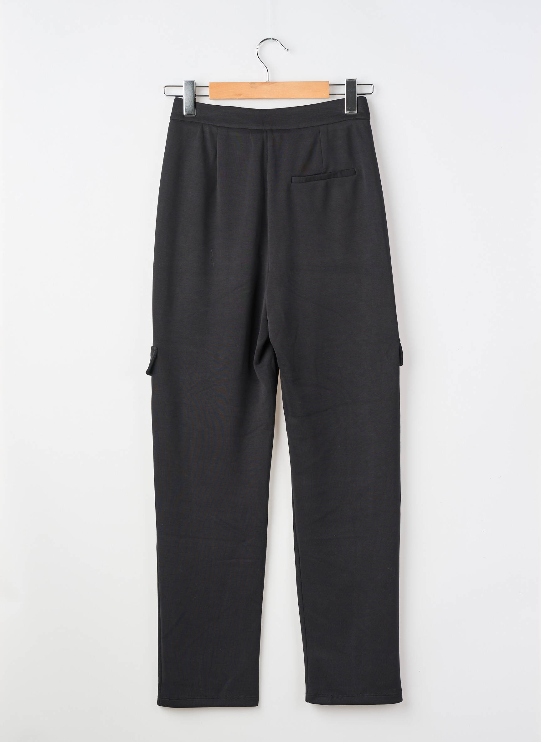 Pantalon cargo subțire mărime normală negru GARCIA femeie