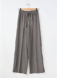 Pantalon larg buzunare mărime normală gri GEISHA femeie