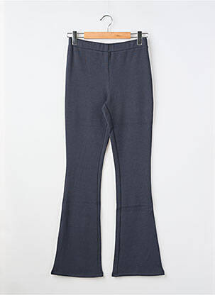 Pantalon evazat elasticitate talie elastică albastru GARCIA fată