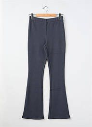 Pantalon evazat elasticitate talie elastică albastru GARCIA fată
