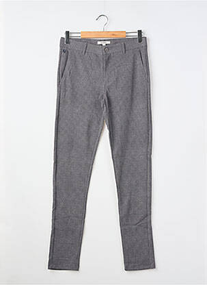 Pantalon chino elasticitate mărime reglabilă gri GARCIA fată