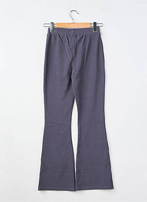 Pantalon evazat elasticitate talie elastică albastru GARCIA fată