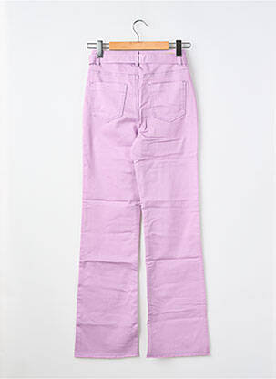 Pantalon evazat elasticitate talie înaltă violet GEISHA femeie