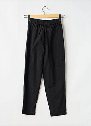Pantalon drept închidere cu fermoar sub clapetă cu nasturi talie cu cleme negru MINI MOLLY BY MOLLY BRAKEN fată