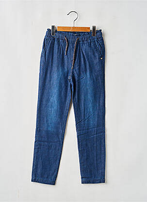 Pantalon chino elasticitate albastru GARCIA fată