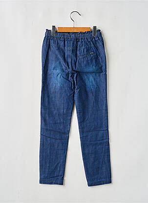 Pantalon chino elasticitate albastru GARCIA fată