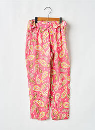 Pantalon drept buzunare roz IKKS fată