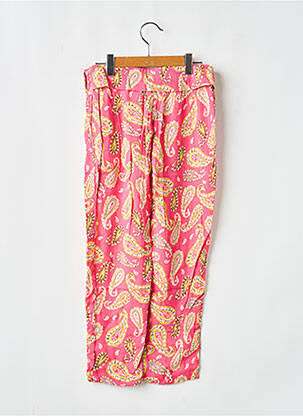 Pantalon drept buzunare roz IKKS fată