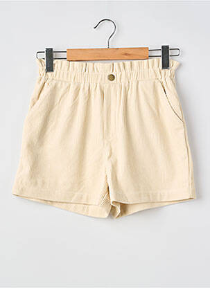 Șort buzunare talie elastică bej MOLLY BRACKEN fată