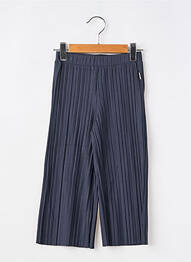 Pantalon drept croială dreaptă talie elastică albastru GARCIA fată