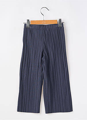 Pantalon drept croială dreaptă talie elastică albastru GARCIA fată