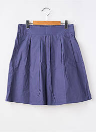 Fustă midi țesătură poplin albastru MINI MOLLY BY MOLLY BRAKEN fată