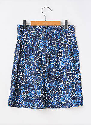 Fustă midi țesătură poplin albastru MINI MOLLY BY MOLLY BRAKEN fată