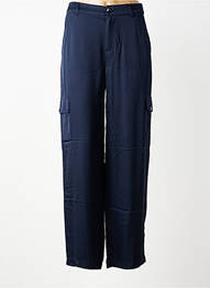 Pantalon chino țesătură poplin mărime normală albastru STREET ONE femeie