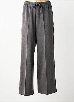 Pantalon larg buzunare mărime normală gri GEISHA femeie