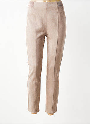 Pantalon 7/8 elasticitate mărime normală maro STREET ONE femeie
