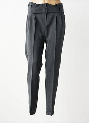Pantalon slim talie joasă talie joasă gri GEISHA femeie