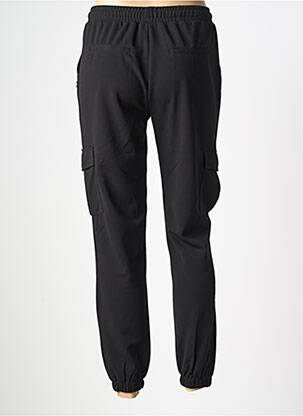 Pantalon drept țesătură crep mărime normală negru GARCIA femeie