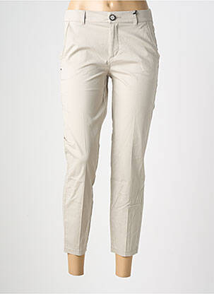 Pantalon 7/8 elasticitate mărime normală bej STREET ONE femeie