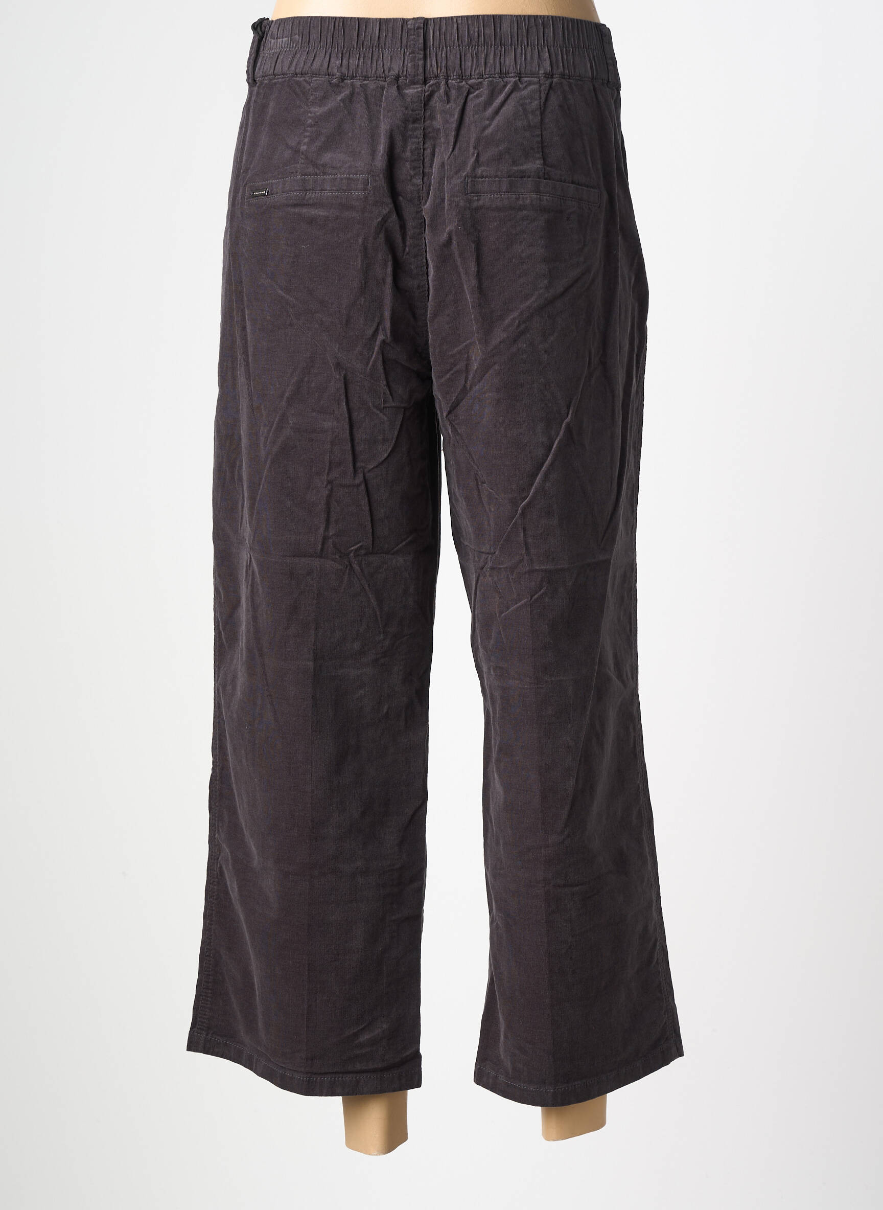 Pantalon 7/8 elasticitate mărime normală negru STREET ONE femeie