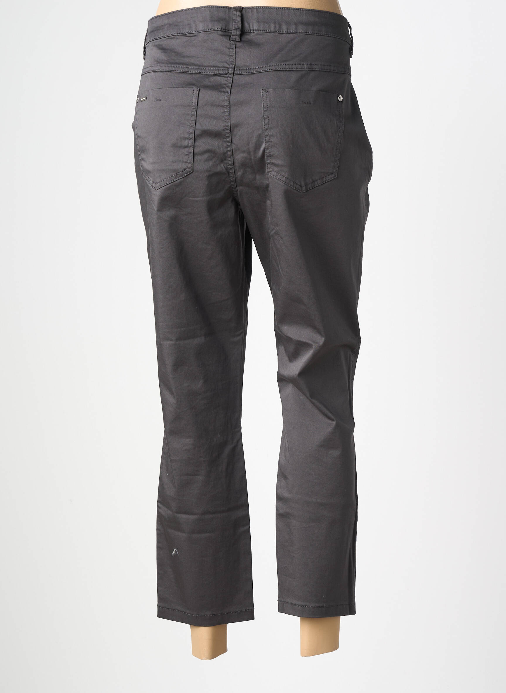 Pantalon 7/8 elasticitate mărime normală gri STREET ONE femeie