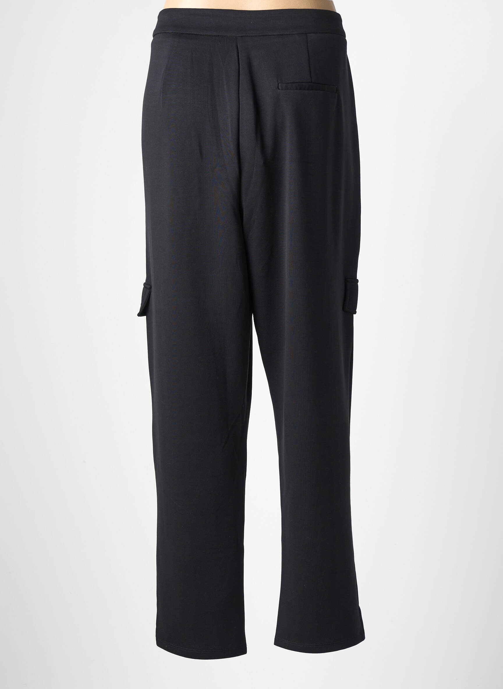Pantalon drept elasticitate mărime normală negru GARCIA femeie