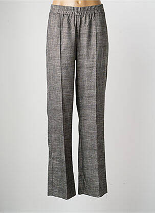 Pantalon drept elasticitate mărime normală gri GEISHA femeie