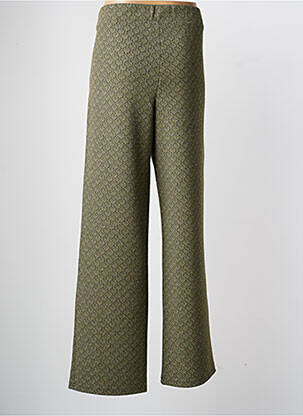 Pantalon drept elasticitate mărime normală verde GEISHA femeie