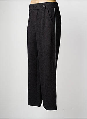 Pantalon drept elasticitate talie înaltă negru STREET ONE femeie