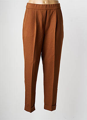 Pantalon drept elasticitate mărime normală maro GEISHA femeie